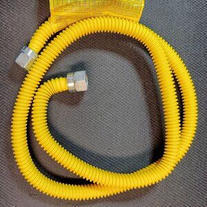 BrassCraft Gas Connector Hose CSSD64TE-48,  48" x 1/2" O.D., *Read